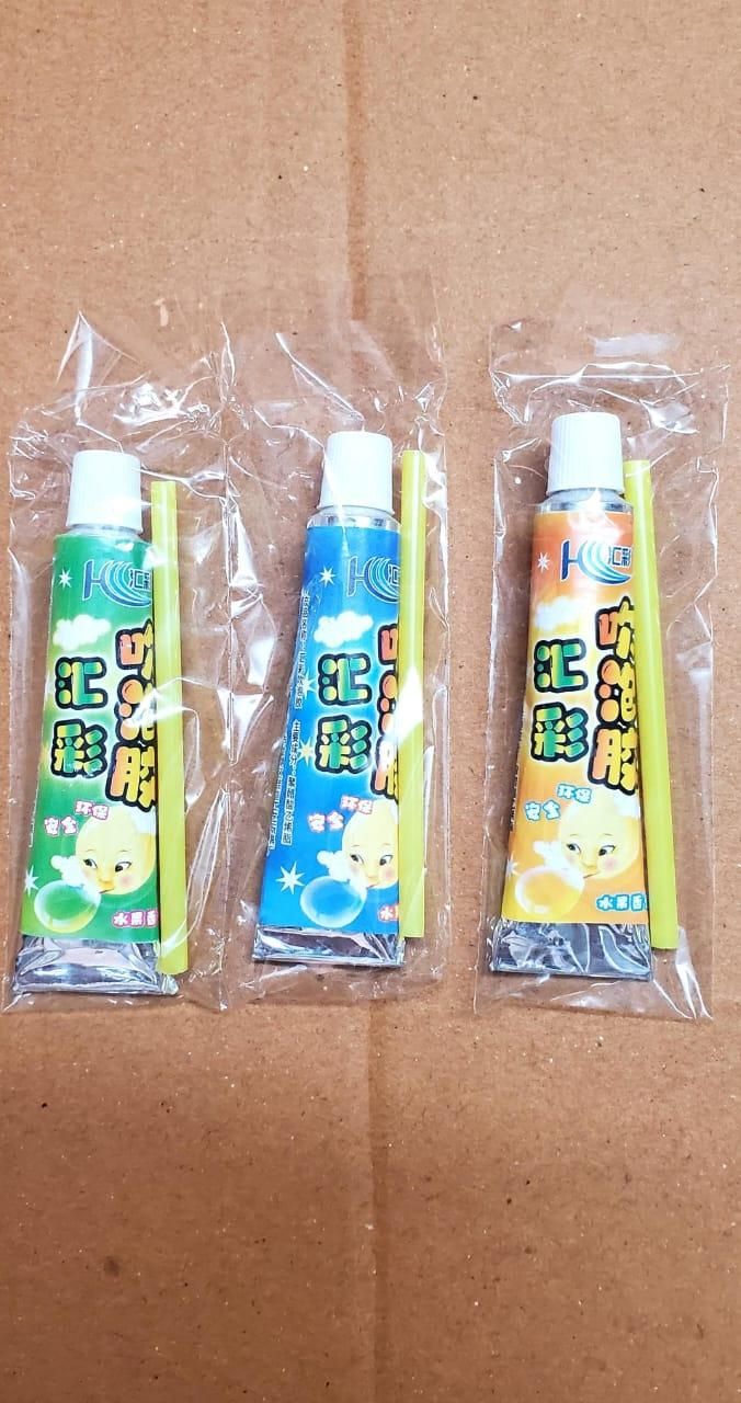Blow Bubble Balloons Toys (Pack of 3 Tube)
